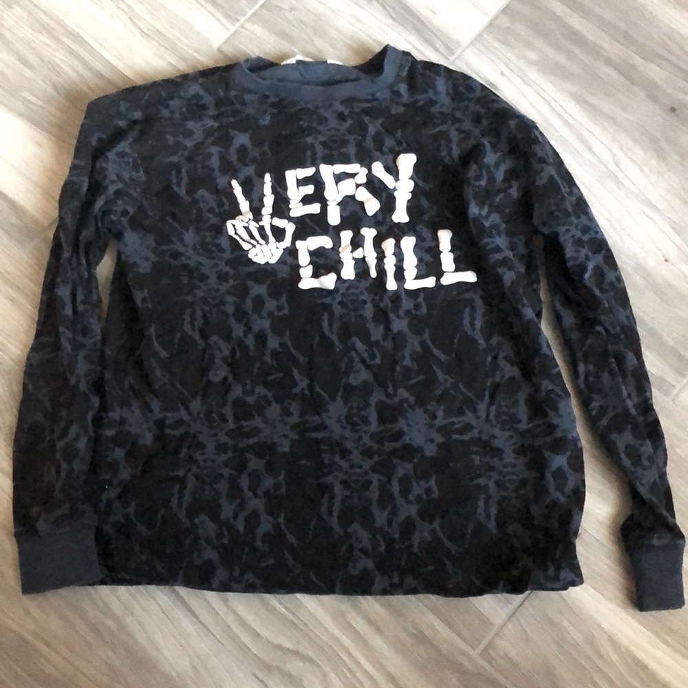 Blue White Long Sleeve Shirt Boys 12-14y H&M